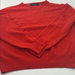 Classic Red Crewneck Sweater for Men